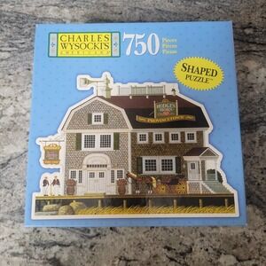 Charles Wysocki Clammers‎ at Hodge's Horn 750 PC Puzzle Hasbro Brand New Shaped